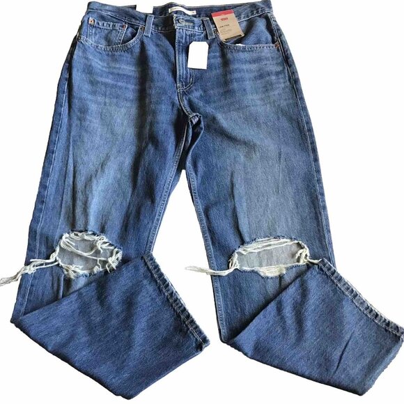 Levi's Low Pro Women's Jeans in Breathe In - Medium Wash Size 31 - Picture 5 of 8